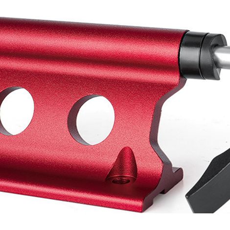 Schnellspann-Vorderradgabelhalterung aus hochfester Aluminiumlegierung, rote Dach-Gabelhalterung, Einheitsgröße (1/5)