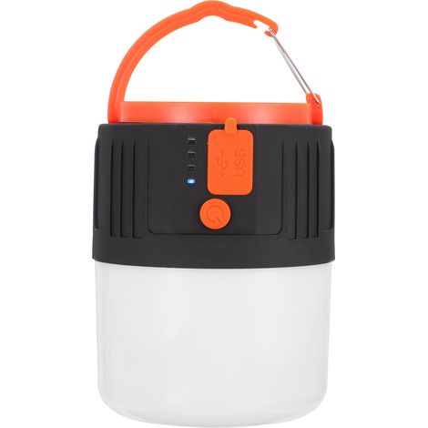 Lampe de Camping Solaire LED Portable 12w 600 Lm Noire (1/5)