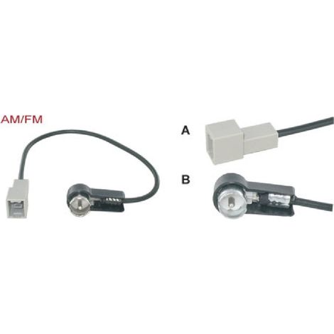 Adaptateur Antenne ISO compatible avec Hyundai i30 ap07 Kia Picanto ap07 Kia Sorento ap09 - ANT6042