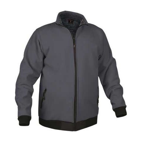 Chaqueta softshell con cremallera larga VALENTO Alaska 6/8 niño Gris
