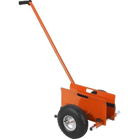 Carrello a pannelli, design robusto, meccanismo di bloccaggio regolabile, arancione (1/2)