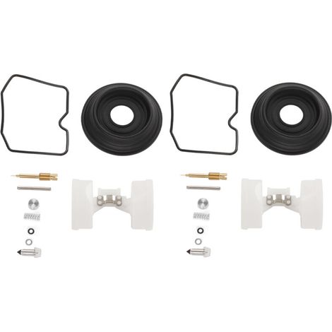 2 kit di riparazione carburatore con membrana e galleggiante per Ninja EX250 250R 2001-2012 (1/4)