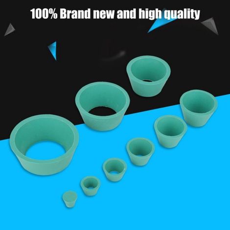 Adaptateur De Filtre Cône - En Caoutchouc Vert - Pour Systèmes De Filtration Bricolage - Lot De 9 Tailles (1/5)