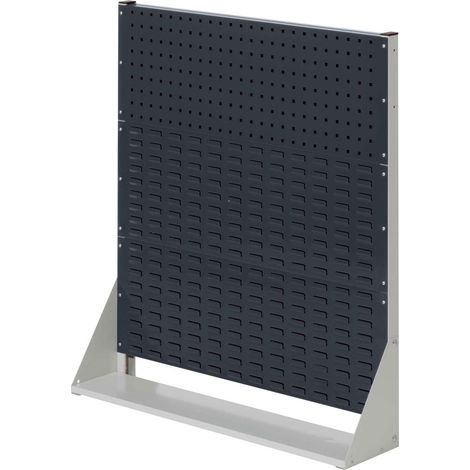 Kappes ®RasterPlan Stellwände einseitig Größe 3 - 1x Lochplatte 2x Schlitzplatten Anthrazitgrau RAL 7035