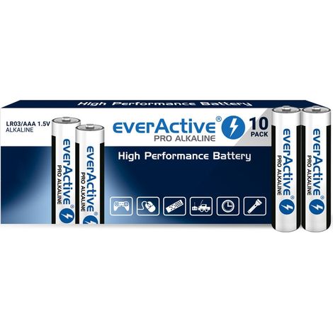 LR03 10 Stück everactive PRO alkalisch (1/3)