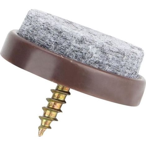 NAK 50Pcs Clou en feutre Meubles Pieds Feutre Nail Cabinet Table Canapé Chaise Jambe Antidérapant Pad Plancher Protecteur (22mm)-Ywey (1/4)