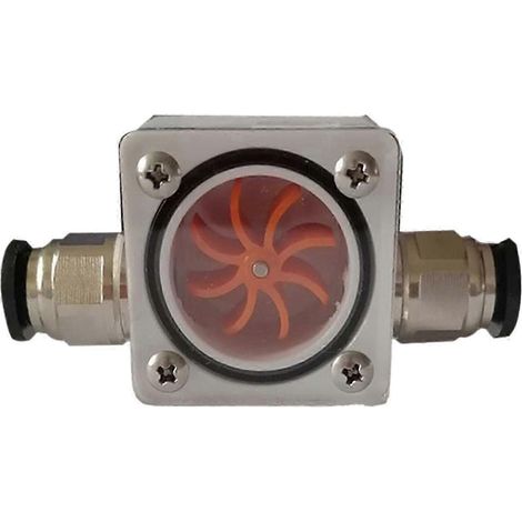 (Type A 8 mm) Indicateur de débit d'eau, outil de mesure pratique, connecteur d'hélice à 8 pales, bon pour l'eau (1/5)
