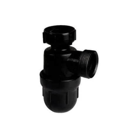 Laborsiphon Länge 180mm, Einlass 40x49mm Auslass 50mm, kein Gas.