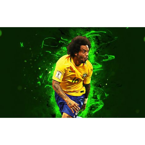 Papier peint panoramique Football - Joueur de Foot - 130 cm x 81 cm (1/2)