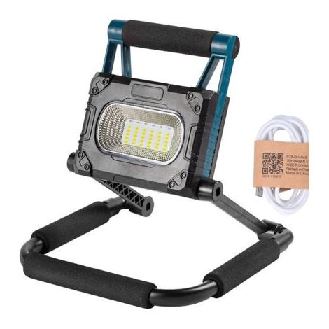 Lampe de travail à LED à économie d'énergie Résistant à la pluie Batterie intégrée de 3600 mAh 36 LED Avec support Portable Convient pour l'entretien de la maison Camping (1/5)