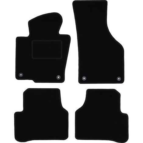 Tappetini in velluto nero per: Volkswagen Passat CC coupé (2008-2012) (1/5)