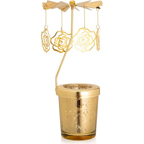 Candelabro, portavelas decorativo, Rosas