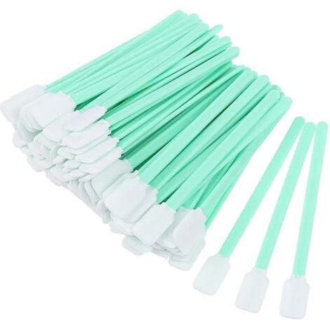 50 pièces Écouvillons de Nettoyage,Kits d'écouvillons en Mousse pour Appareil Photo,lentilles optiques,Artisanat,Peinture,Pistolets,imprimantes,détails de Voiture (1/5)