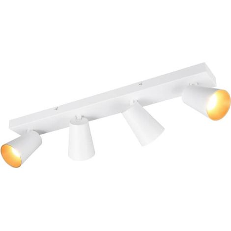 SPOT, SHARP, EXCL.4XGU10, HAUTEUR: 16CM,LONGUEUR: 64CM,LARGEUR: 8,5CM,DIAM: 8CM, TRIO 817100431 (1/3)