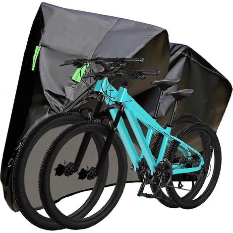 Housse de rangement extérieure imperméable pour 2 ou 3 vélos, grand modèle pour vélo électrique ou cyclomoteur-AquaForge (1/5)
