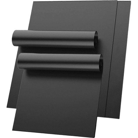 Lot de 2/4 protections antiadhésives pour four, grandes et robustes, réutilisables et résistantes à la chaleur, compatibles avec les plaques de cuisson électriques et à gaz (1/5)