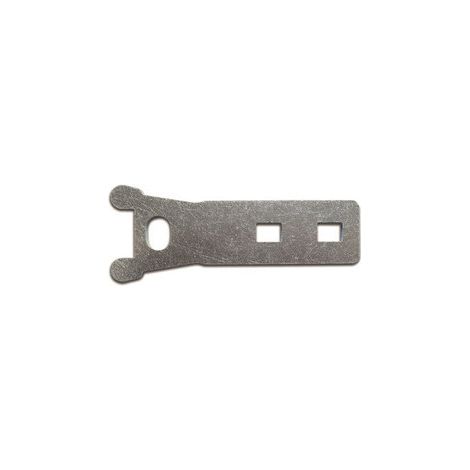 PORTALUCCHETTO PIANO ORIZ ACC ZINC 8X155 MM- 2,0 pz
