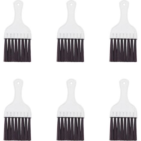 Lot de 24 brosses de nettoyage pour ailettes de condenseur de climatiseur, brosses agitatrices pour le nettoyage des serpentins de réfrigérateur, petites brosses agitatrices en plastique (1/5)