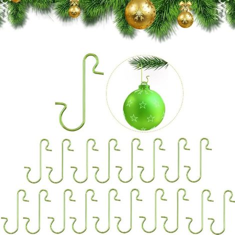 100 Christmas hooks, Metal Christmas hooks
