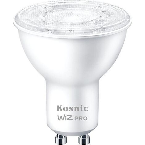 Lampe LED connectée Wizpro GU10 TW+RGB 2200-6500K 400 lm - Kosnic