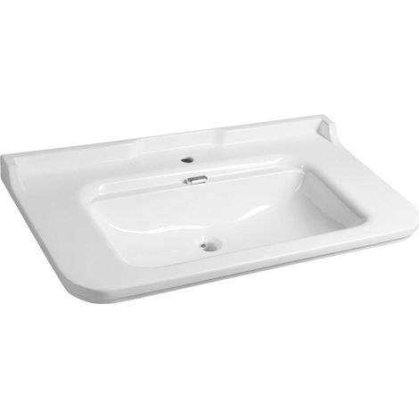 Sapho Kerasan Waldorf - Lavabo in ceramica 100x55 cm, bianco 4142K1 (1/5)