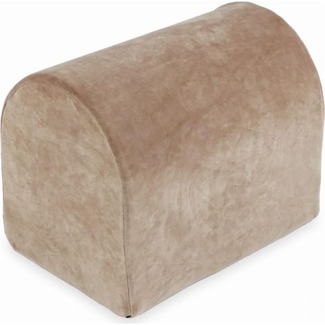 Colina de juegos de espuma suave color beige oscuro con terciopelo (1/5)