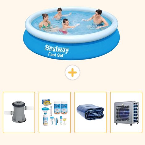 Bestway Bestway Fast Set Ronde - 366x76 cm - 5-pièces S302 (1/5)