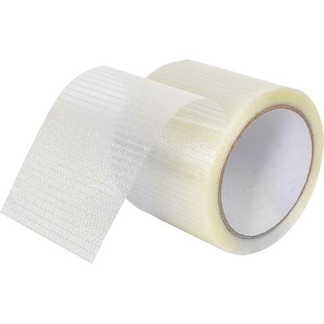 Ruban adhésif de réparation pour auvent de camping-car 20 m x 8 cm, ruban en fibre de verre transparent pour fixation étanche (1/5)