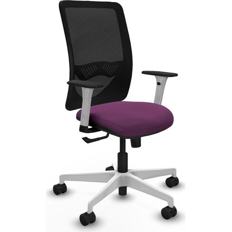 Chaise de bureau piqueras y crespo Zulema blanc support lombaire (1/2)