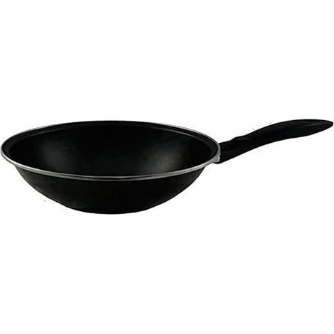 MAGEFESA sarten wok esmalte black 20 cm , Sarten wok esmalte black 20cmWok esmaltado Black 20 cmFabricado en EspañaHasta 50% de ahorro energético gracias al acero esmal