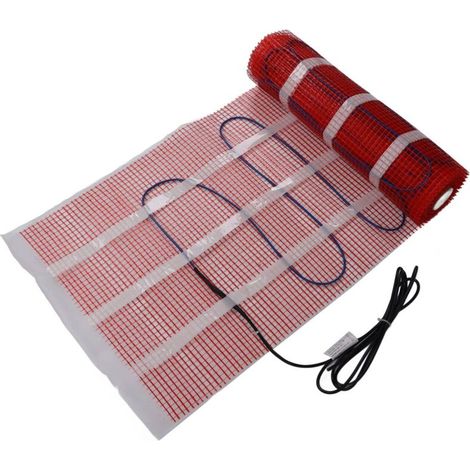 Electric Underfloor Heating System, Safe Temperature Controller, 110V Electric Heating Mat for the Home (3m² 450W) (1/5)