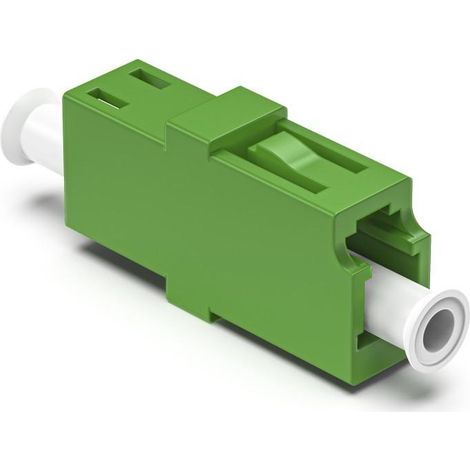 Hama 00200801 Glasfaser-Adapter LC/APC 10 Gbit/s Grün