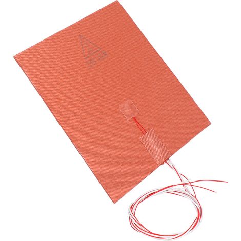 Tapis chauffant en silicone 250 x 250 x 3 mm 220 V 450 W pour plateau chauffant d'imprimante 3D - Accessoires (1/5)