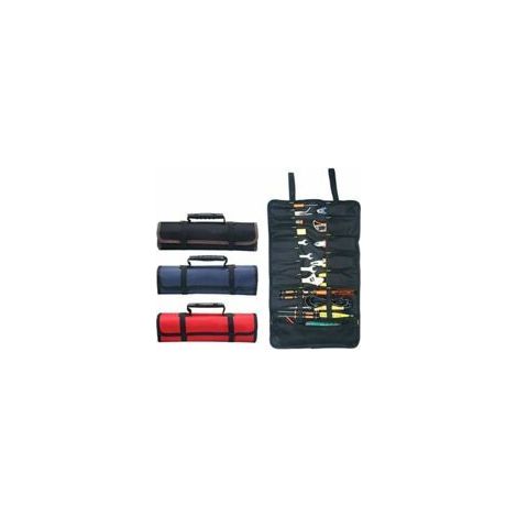 Werkzeugtasche mit 22 Fächern, tragbarer Werkzeugorganizer Oxford 601D, faltbarer/aufrollbarer Werkzeugkoffer (Werkzeuge nicht enthalten), für Gärtner/Elektriker/Zimmermann (1/5)