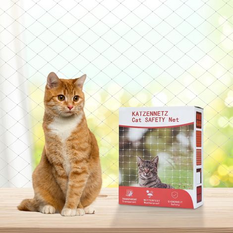 SWANEW Rete per gatti Altri accessori per gatti Gatti Rete di protezione per gatti resistente alle intemperie Rete di protezione per giardini Rete per balconi 3x8m (1/5)