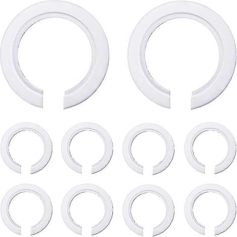 Lot de 100 bagues de conversion pour abat-jour E27 vers E14 (42 mm vers 29 mm) en plastique (1/5)