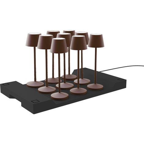 9 Lámparas de Mesa con Bandeja de Carga H25CM EMILY (1/5)
