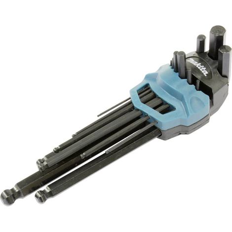 Makita Innensechskantschlüssel-Set 9-tlg. B-65894 Kit di brugole esagonali (1/4)