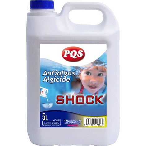 Anti-algues Choc Pqs 5l élimination Rapide Et Puissante Des Algues De Piscine - Pqs
