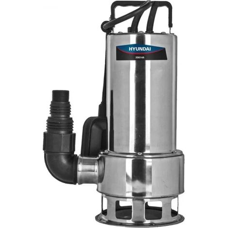 Hyundai 35614 Pompe à immersion en acier inoxydable 750 W