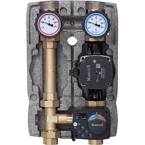 Kit de decharge Easyflow motorise, Grundfos UPM3 Hybride 25-70, Plage 20°-80°C (1/2)