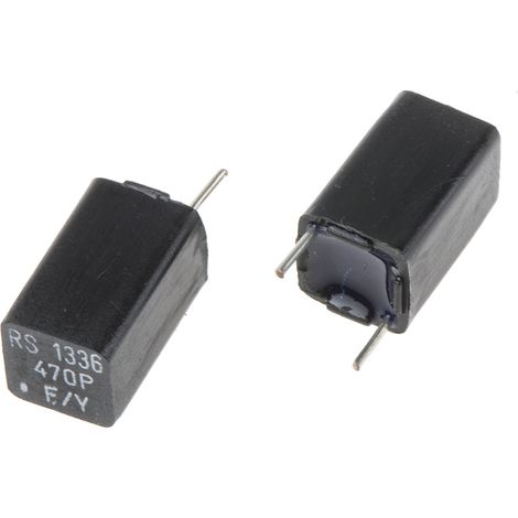 Condensateur à couche mince RS PRO 470pF 63V c.c. ±1%