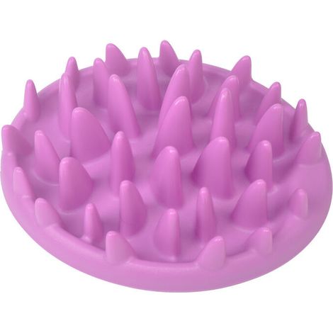 Gamelle Anti-glouton pour Chien et Chat - Évite de Manger Trop Vite (Violet) (1/4)