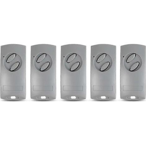 5er-Pack Fernbedienungen für EcoStar Garagentoröffner RSE2-433, RSC2-433, RSZ1-433, 433-MHz-Handsender (1/5)