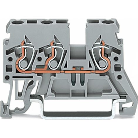 Connecteur rail Wago 870-681 courant 24A tension 500V (1/3)