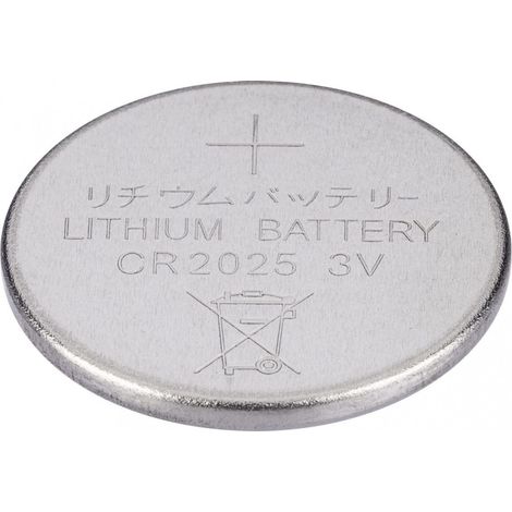 Pile Lithium Cr2025 Longue Durée, Fiable, Compacte - Univercel