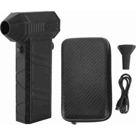 Souffleur d'air portable Jet Dry Blower, aspirateur de voiture sans balais, 130 000 tr/min, avec buse pour le nettoyage de voiture et le déneigement. (1/5)