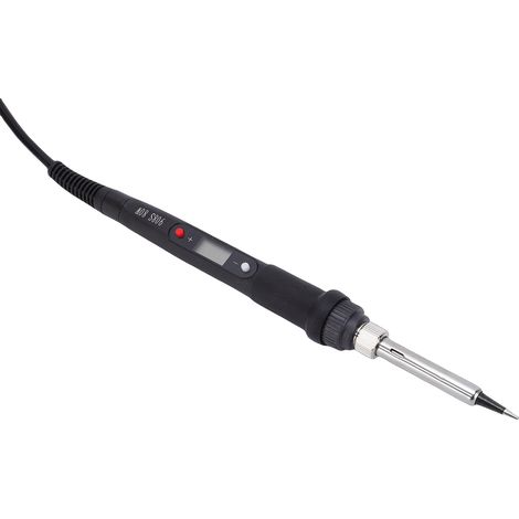 Kit de fer à souder 80 W (12 pièces) avec affichage LED, température réglable, chauffe rapide et poignée ergonomique pour la réparation électronique domestique (prise UE 220 V). (1/5)