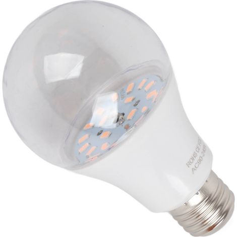 Ortviai Ampoule LED pour Plantes d'Intérieur – Spectre Complet E27, 18 LED, Faible Consommation, Idéale pour Hydroponie et Succulentes (1/5)