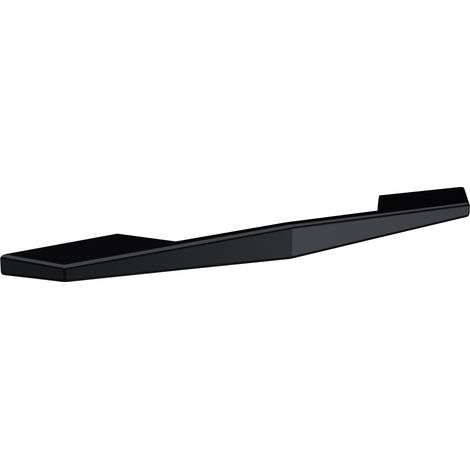Furniture Handle Angular D Shape Handle, 180mm (160mm Centres) - Matt Black